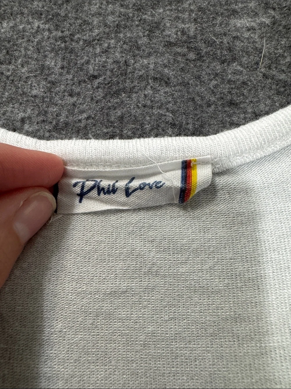 White Racerback Tank with Pastel Chevron Pattern - Picture 2 of 2